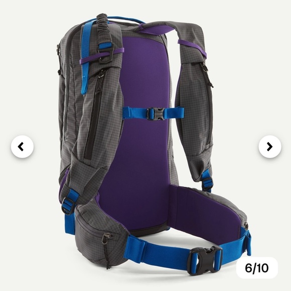 Patagonia SnowDrifter Pack 20L Backpack Medium Forge Grey Lightweight NWT - Picture 7 of 14